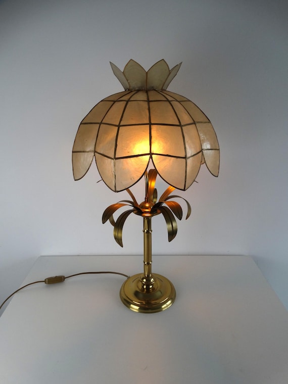 Lebber vintage® - Vintage palm lamp in the style of Mason Jansen, Palm tree lamp.