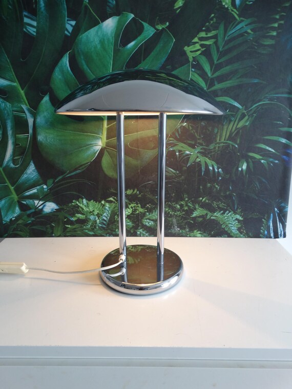 Lebber vintage® - Ikea Barad mushroom table lamp, desk lamp space age. Vintage from the 70s design by Robert Sonneman. Art deco style.