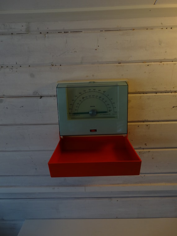 Lebber vintage® - kitchen scale spring system kitchen scale Krups space age mid-century kitchen appliances made in Yugoslavia