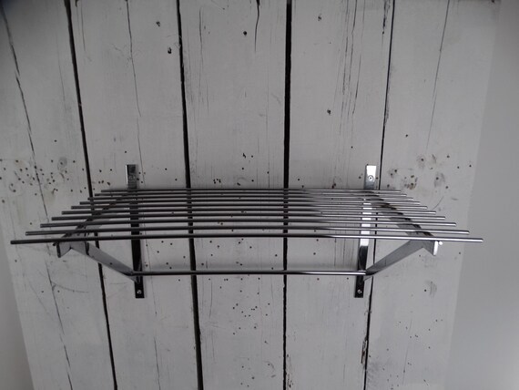 Lebber vintage® - Coat rack, wall rack, bathroom rack, towel rack, chrome rack from the 80s.