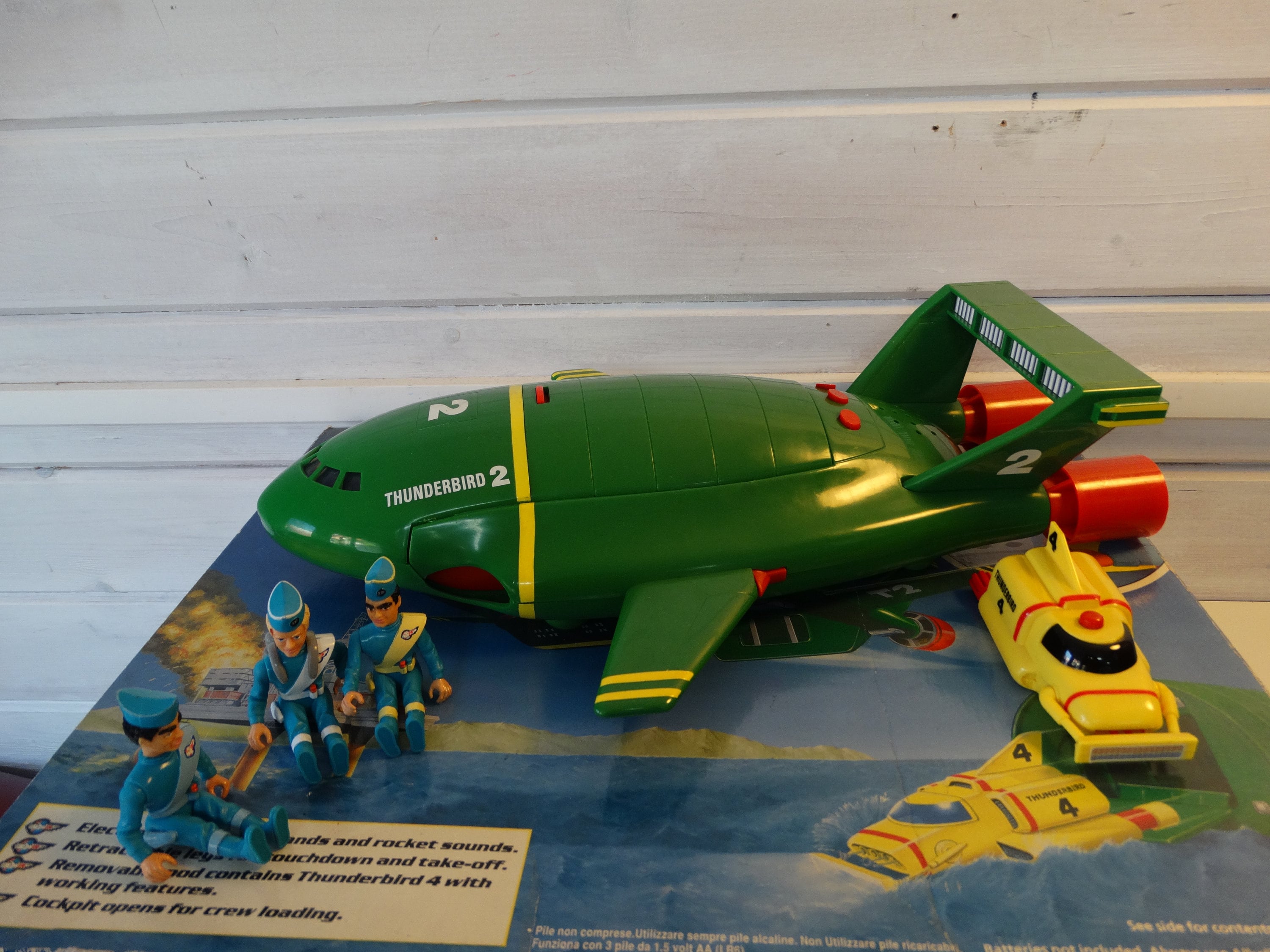 Lebber vintage® - Thunderbird 2 electronic plaset with pilot