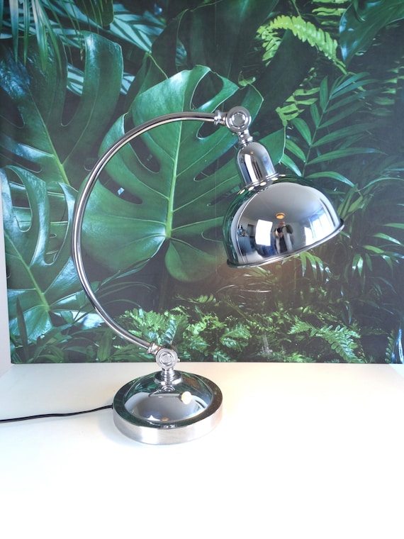 Lebber vintage® - Vintage arc lamp in chrome, 1990s.