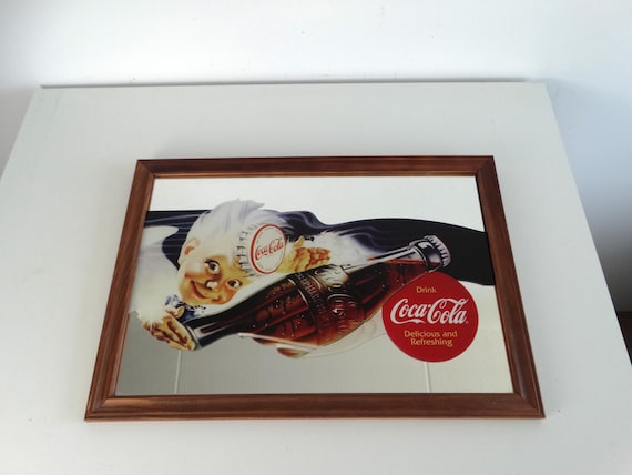 Lebber vintage® - Vintage Coca Cola mirror, advertising mirror.