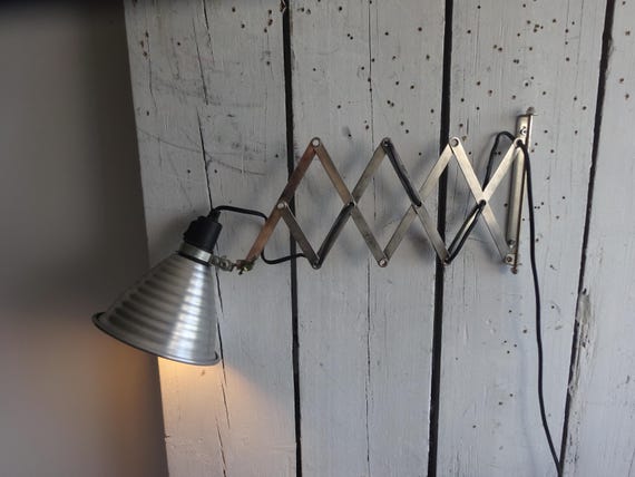 Lebber vintage® - Vintage scissor lamp, metal 80s. Siccors lamp!