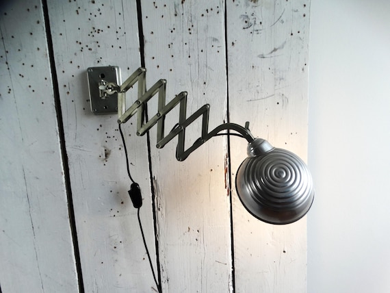 Lebber vintage® - Vintage scissor lamp, metal 80s. Siccors lamp!