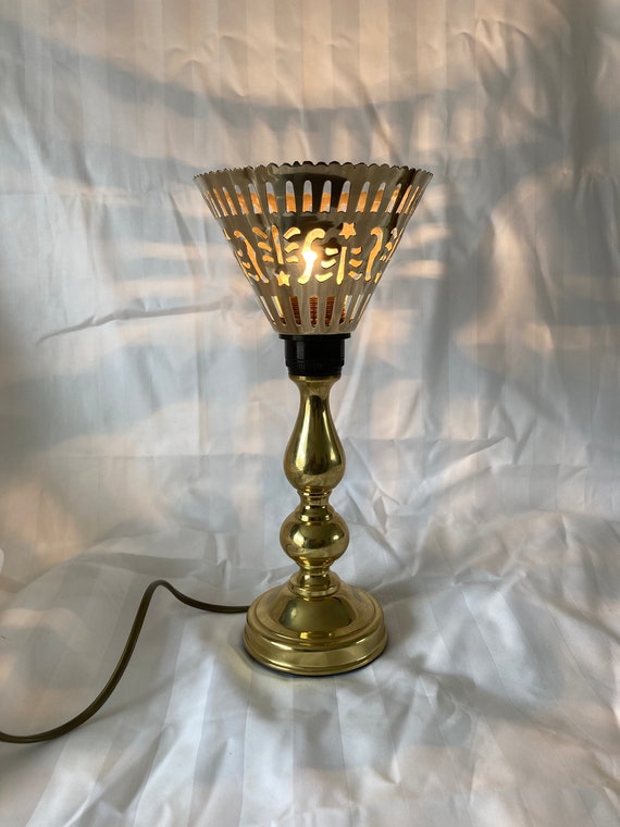 Old Copper table lamp.
