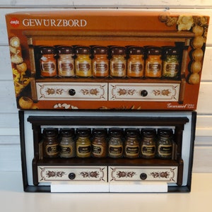 Lebber vintage® - Emsa Spice Rack from the 80s. Gewurzbord, Spice rack.