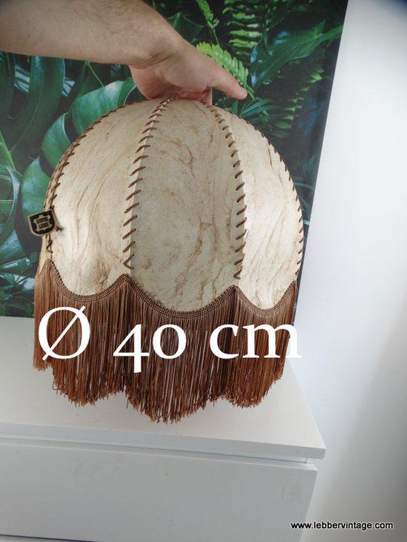 Lebber Vintage® - Vintage pigskin lampshade. Ø 40 cm