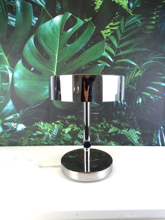 Lebber vintage® - Vintage Ikea dimmable Stockholm chrome table lamp LED design by Ola Wihlborg Rare collector's lamp.