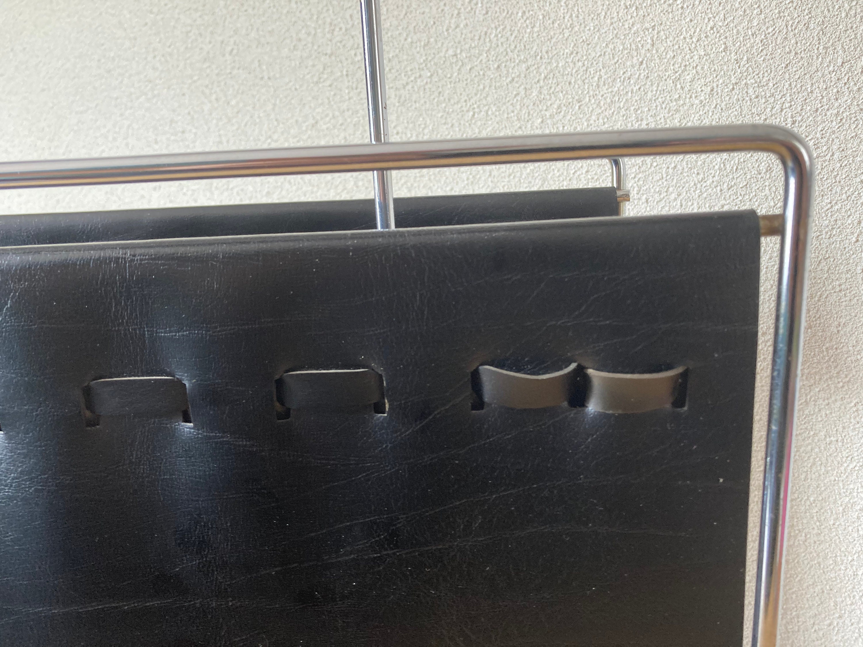 Vintage Bauhaus magazine rack - newspaper bin - magazine