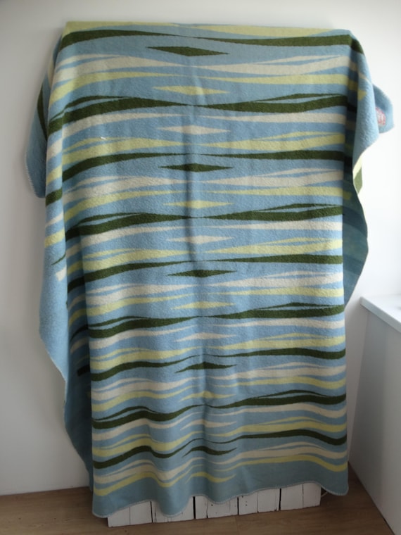 Lebber vintage® - Vintage wool blanket 100% pure virgin wool from the Dutch Wool Federation wool blanket 190 x 210 cm.