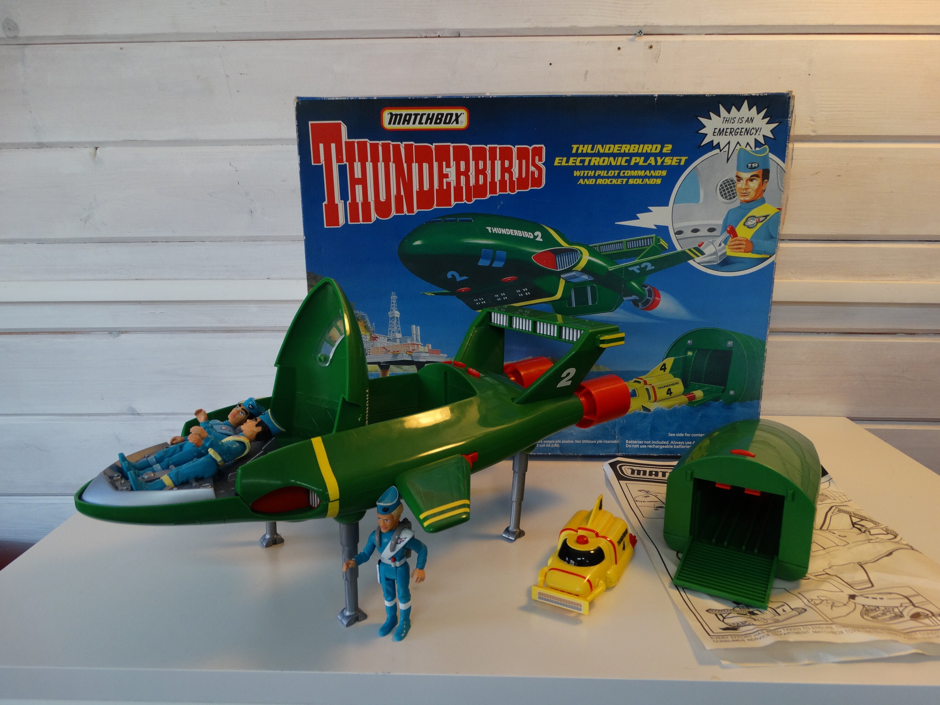 Lebber vintage® - Thunderbird 2 electronic plaset with pilot