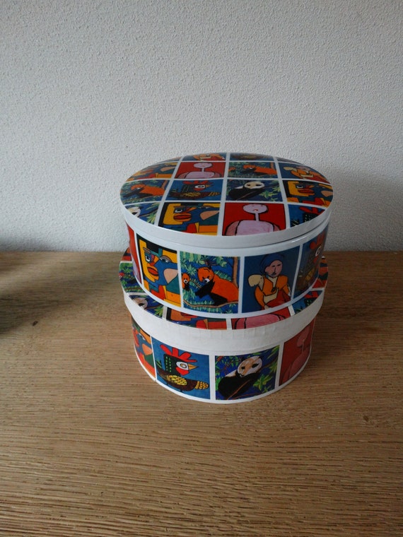 Lebber vintage® - Schoonhoven Ceramics - Reinaerde cookie jar - 1990s. Dutch design.