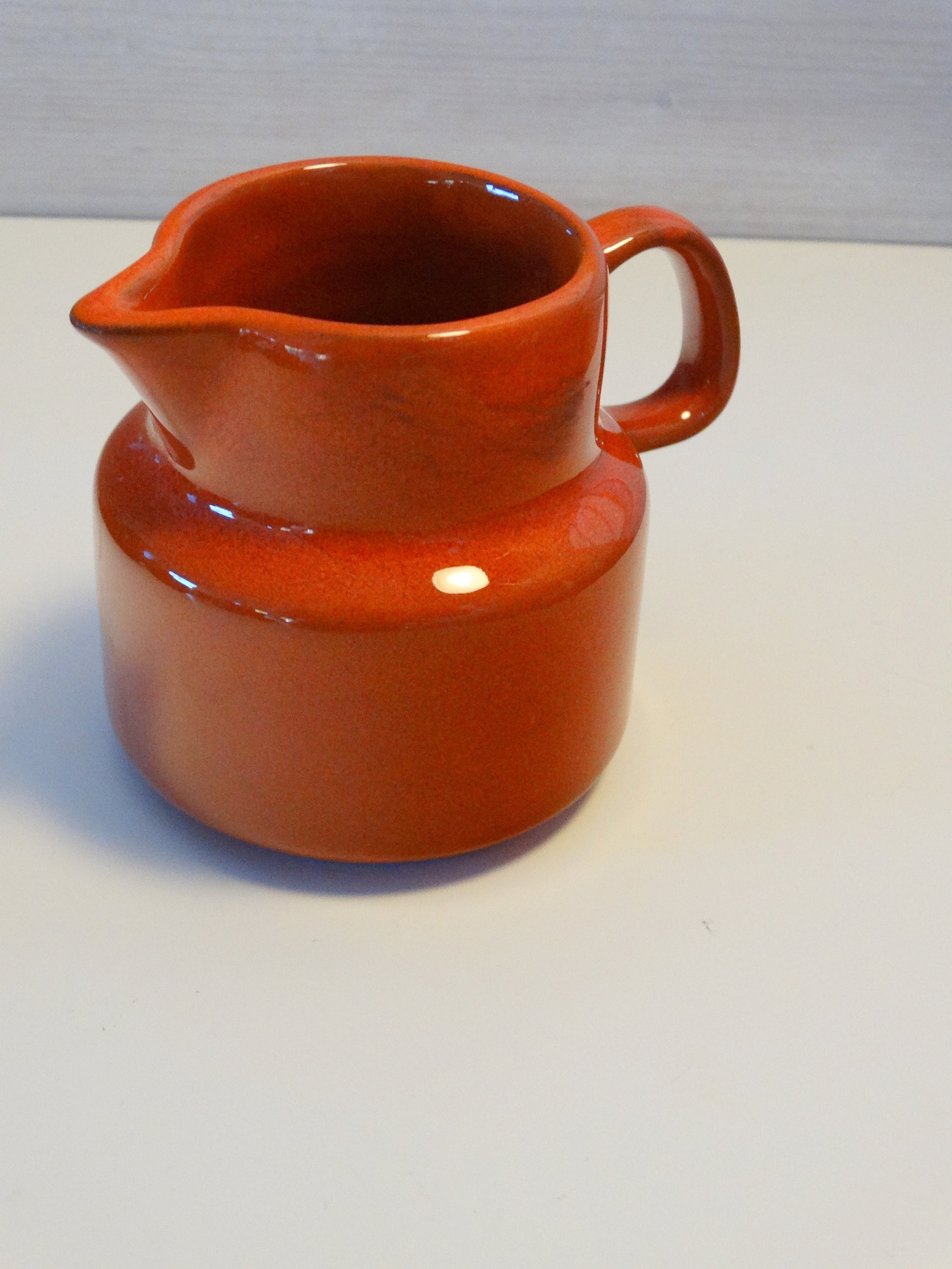 Vintage Orange Melitta Ceracron tea or coffee set, Melitta Germany