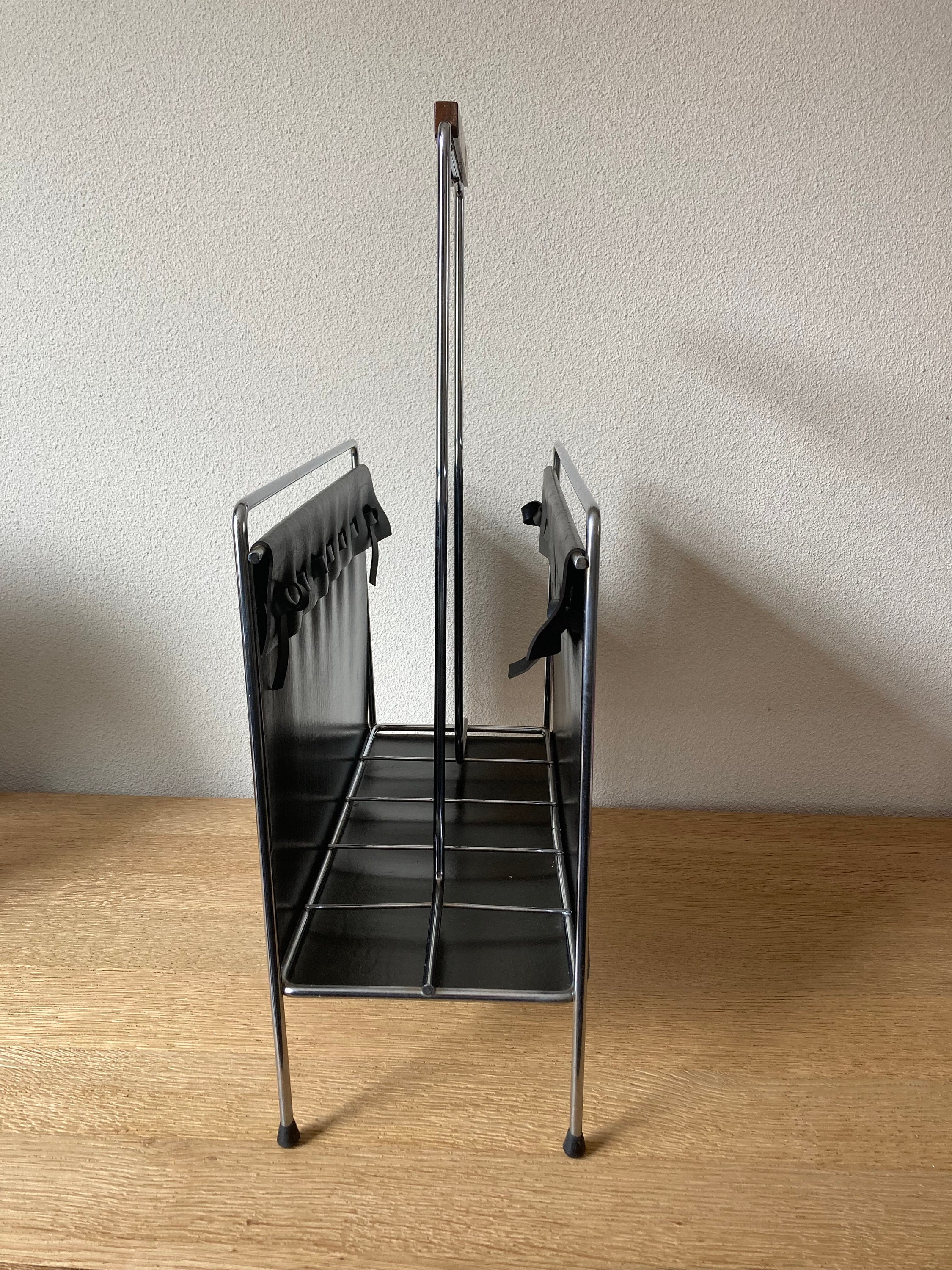 60-70年代 ドイツ製 ヴィンテージ マガジンラック ポストモダン バウハウス Vintage Bauhaus magazine rack - newspaper bin - magazine