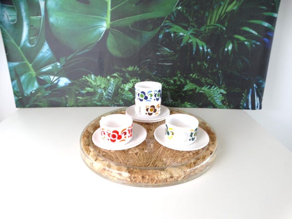 Lebber vintage® - Vintage serving dish with wheat inlay. Serving platter. Cheese board.