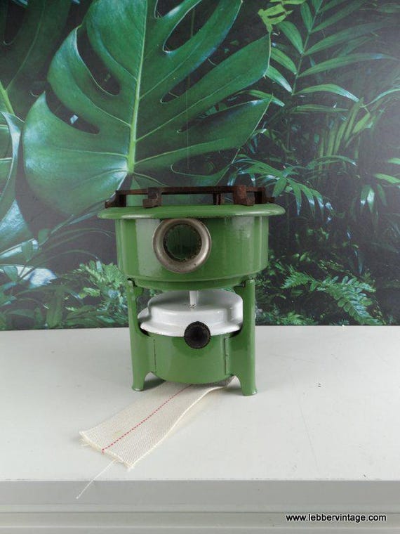 Lebber vintage® - Vintage Original Volcano kerosene stove. 1 burner. Green!