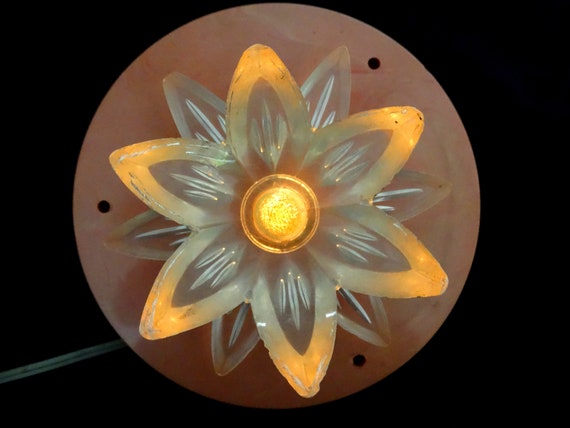 Lebber vintage® - Mid century night light LOTUS FLOWER, very exclusive!
