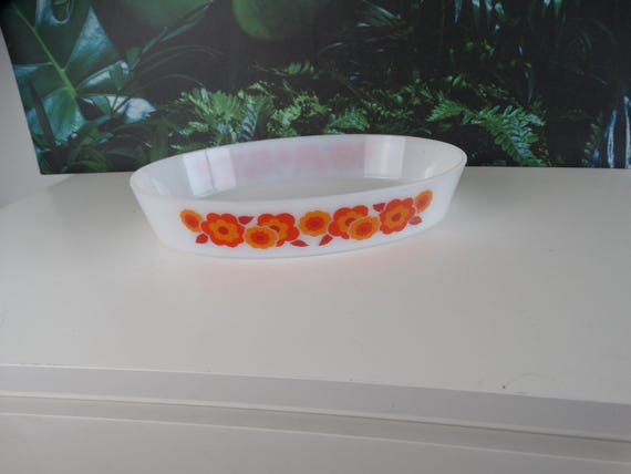 Lebber vintage® - Oval Arcopal Lotus bowl, vintage seventies!!