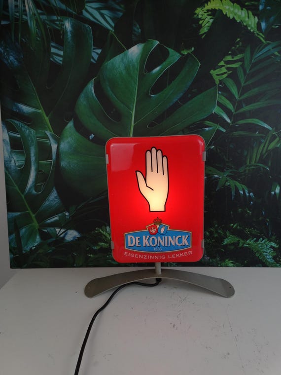 Lebber vintage® - De Koninck neon sign, advertising board, beer advertising