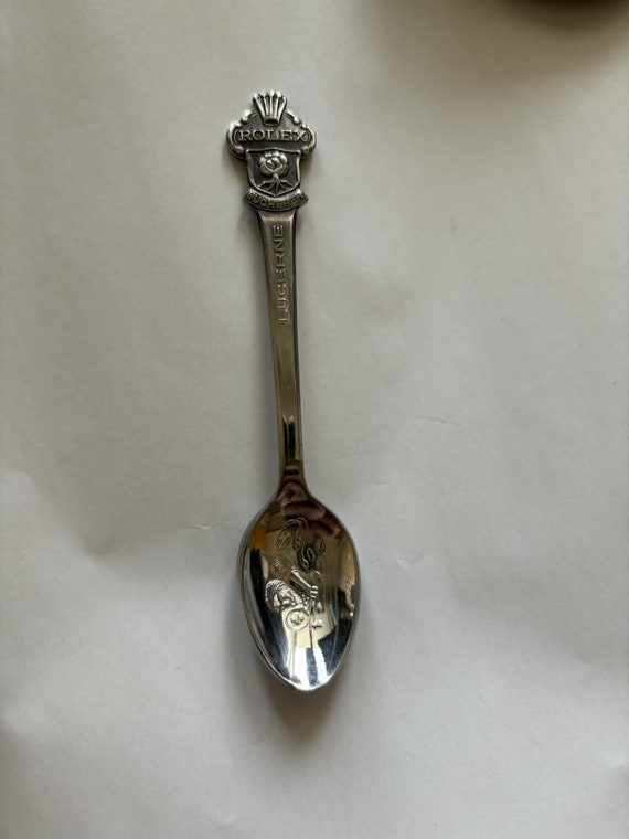 Lebber Vintage® - Rolex Spoon, With the Swiss Cross. Bucherer of