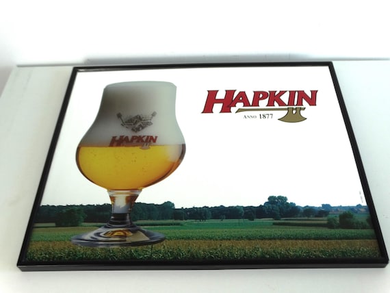 Lebber vintage® - Vintage Harpkin beer mirror, advertising mirror.