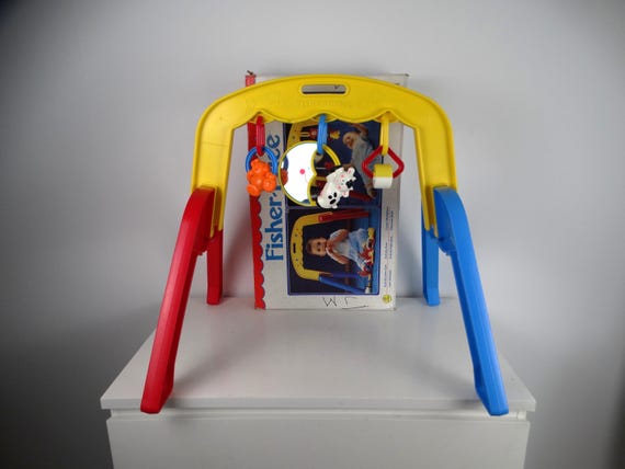Lebber vintage® - Vintage Fisher Price Activity Links Gym - Baby Toys from the 1990s - Model 734620 1090 - Baby Play Center