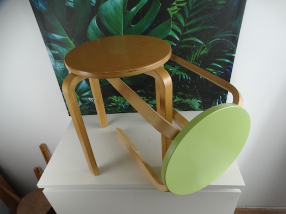 Lebber vintage® - Vintage '99 IKEA 'Frosta' stool, design after Alvar Aalto - 'Stool E60'
