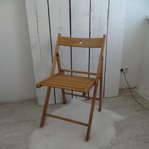 Lebber vintage® - Wooden folding chair from the 90s.