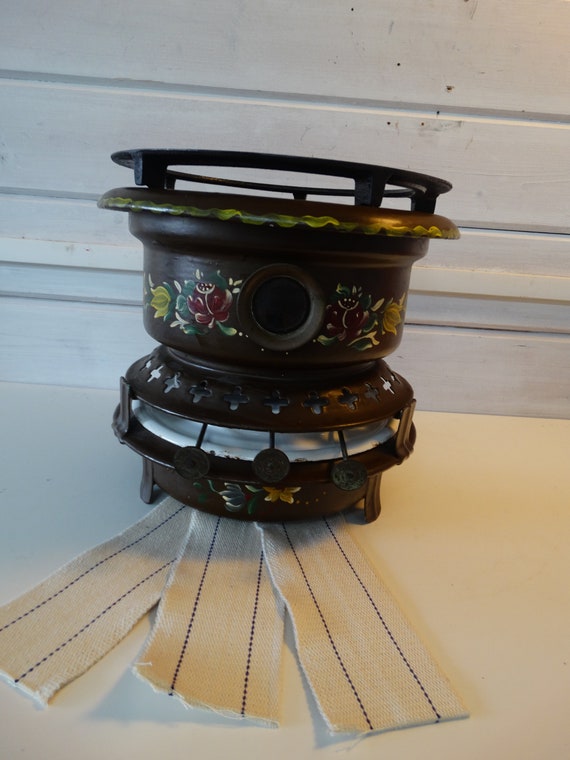 Lebber vintage® - Vintage Original petroleum stove, complete with new wick. 3 pits!!