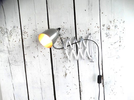 Lebber vintage® - Vintage scissor lamp, metal 80s. Siccors lamp!