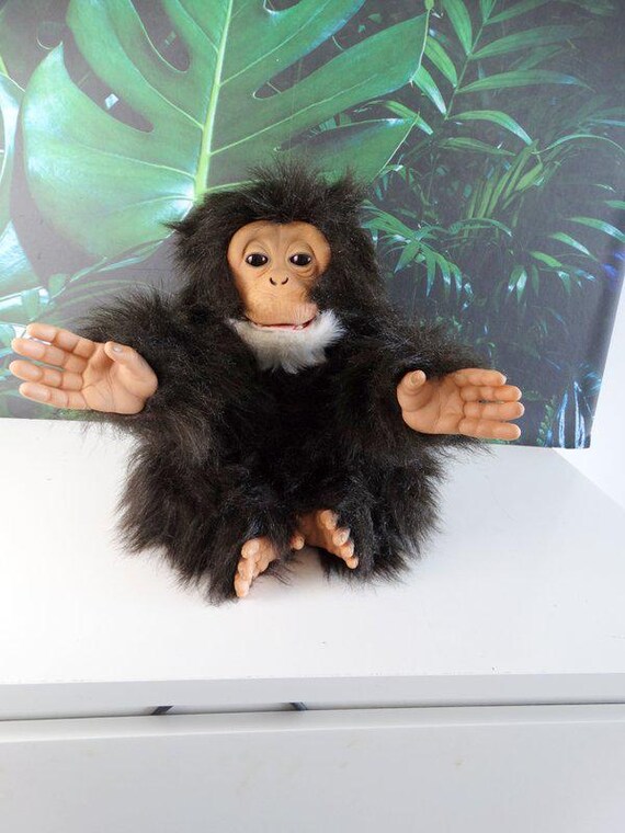 Lebber vintage® - Vintage Hasbro FurReal Cuddle Chimp Electronic