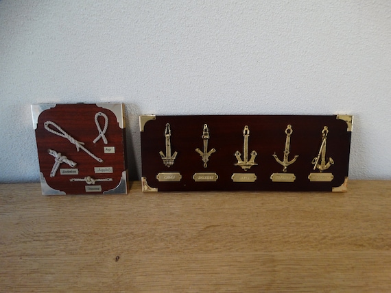 Lebber vintage® - Anchor board, button board. Nautical plates.