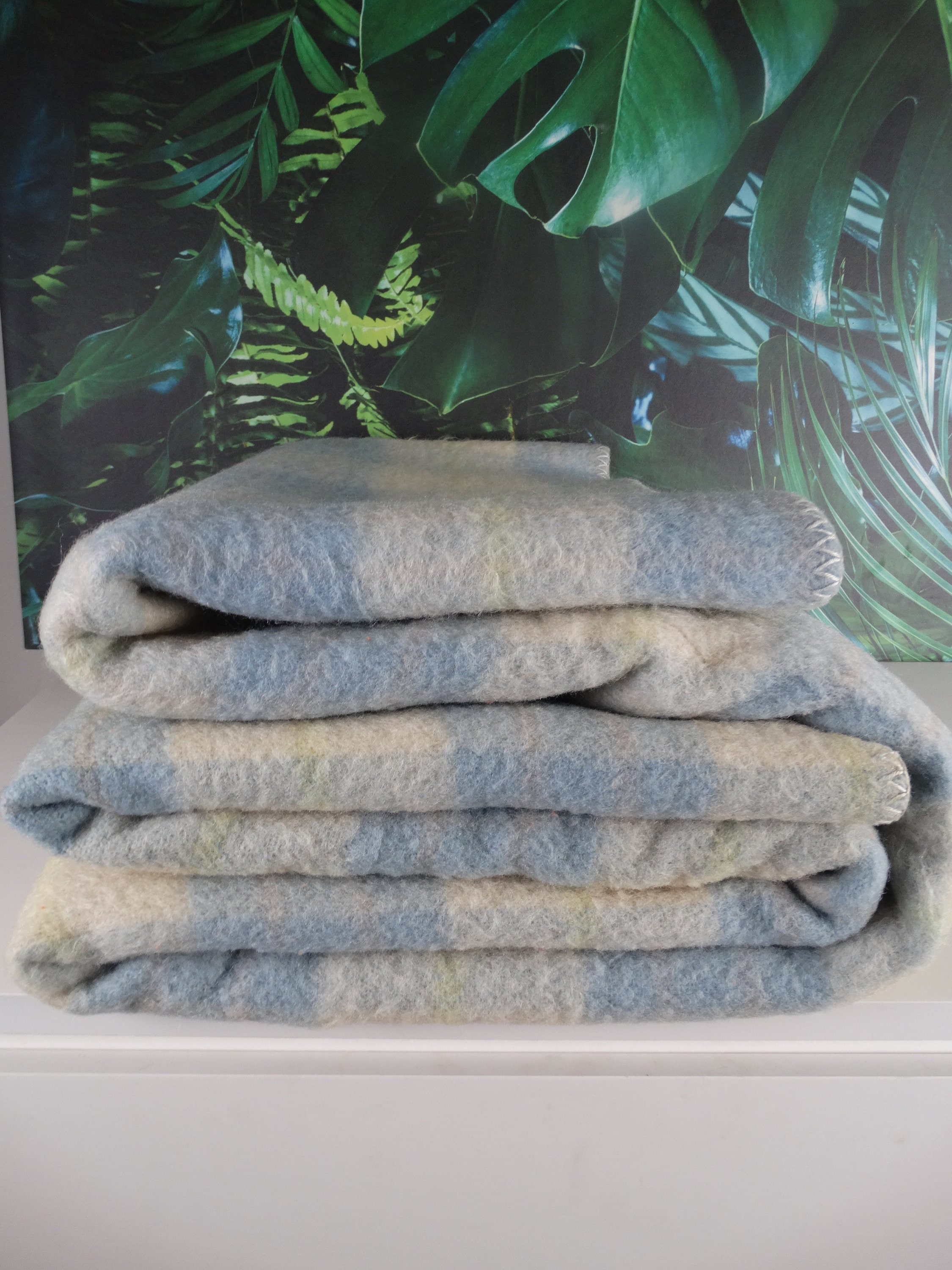 Lebber vintage Vintage wool Aabe blanket 100 pure new wool from Aabe. 160 x 220 cm