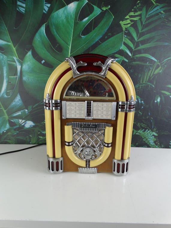 Lebber vintage® - Juke box radio, Cassette player. spirit of st. Louis.