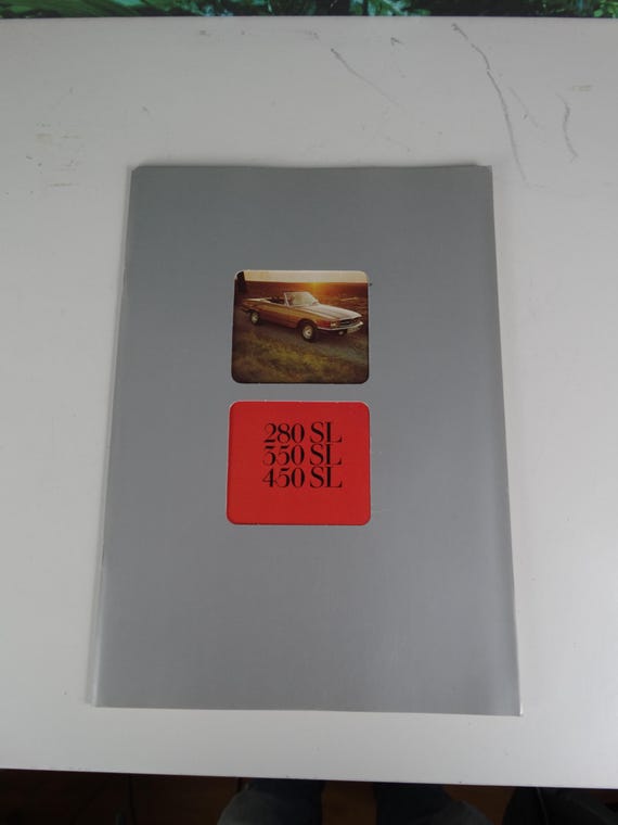 Lebber vintage® - Brochure Mercedes SL 1976, Dutch edition.