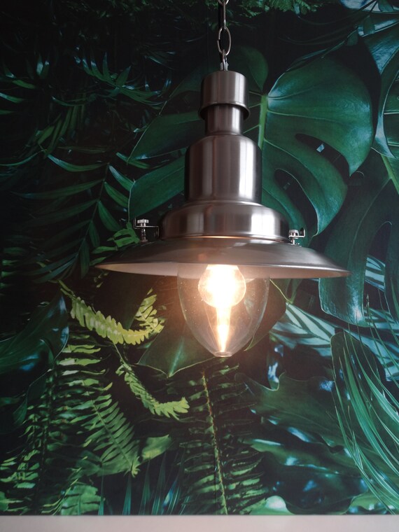 Retro chrome ceiling light deals