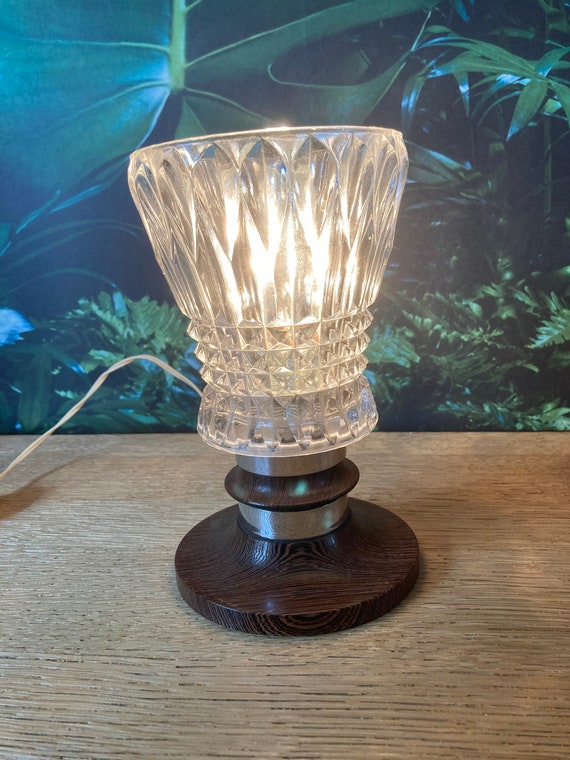 Lebber vintage® - Mid-century Scandinavian lamp 50s with ebony base. Very Rare!