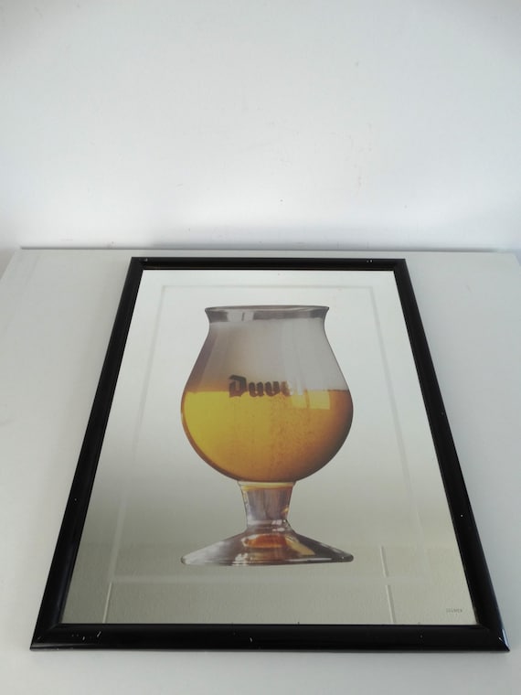 Lebber vintage® - Vintage Duvel beer mirror, advertising mirror.