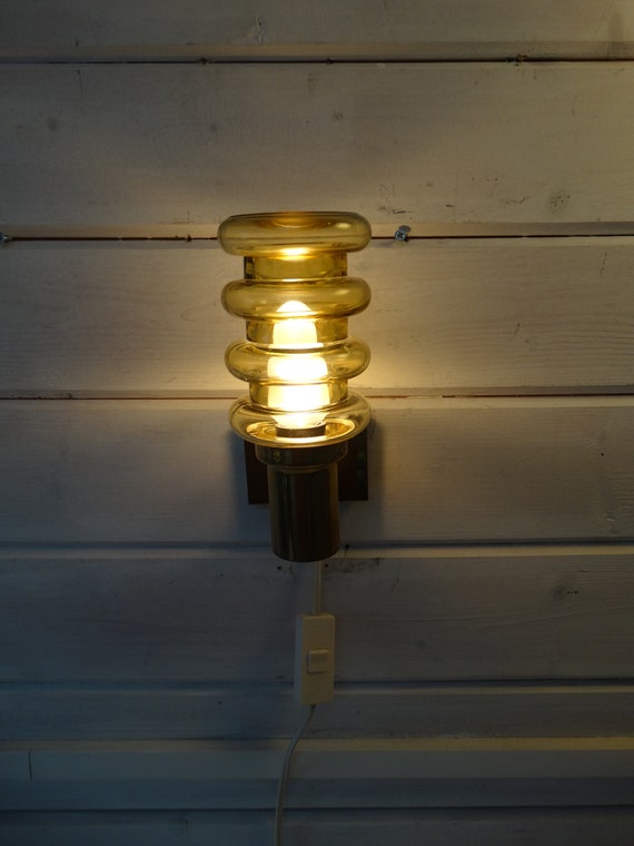 Lebber vintage® - Vintage wall lamp 70s. Seventies wall lamp!!