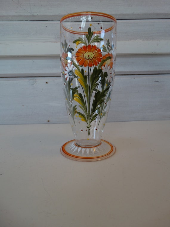 Lebber vintage® - Mouth blown glass - Hand painted.