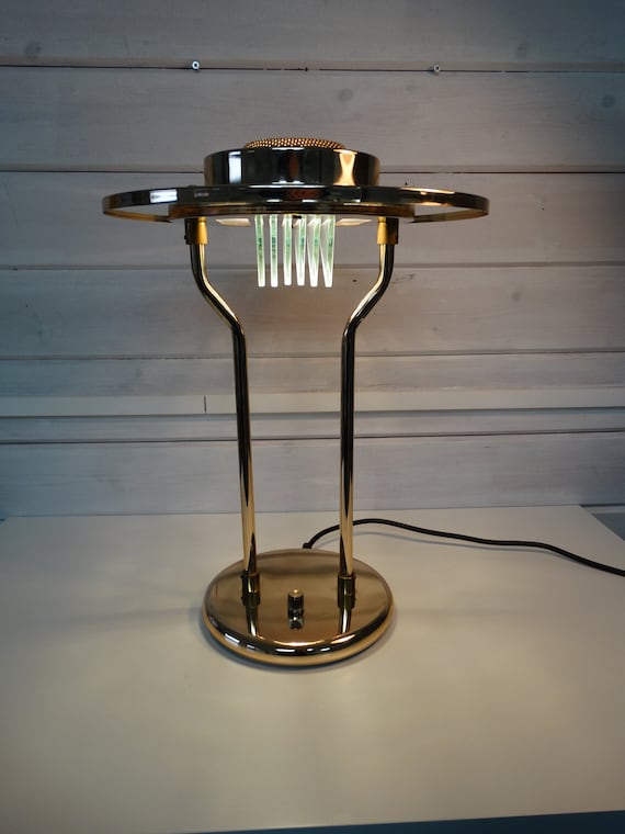 LEBBER VINTAGE® - Table lamp Hollywood Regency style!! 80s