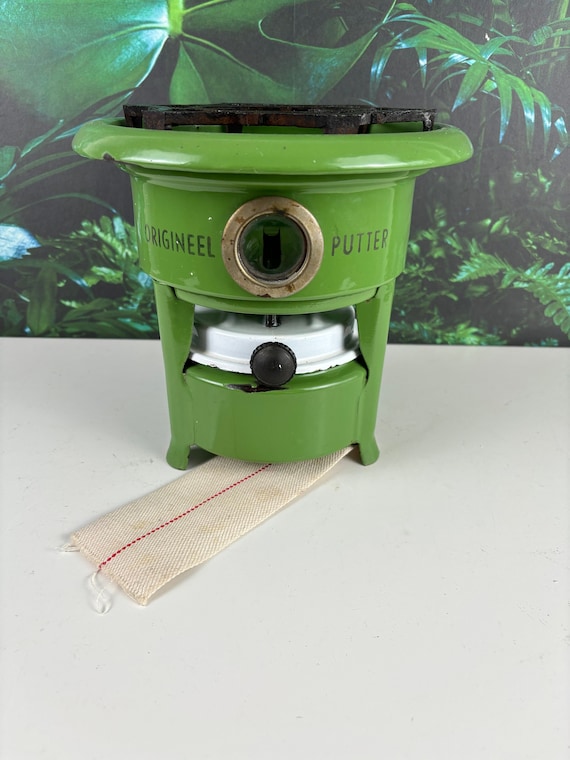 Lebber vintage® - Vintage Original Putter kerosene stove 1 burner! Green.