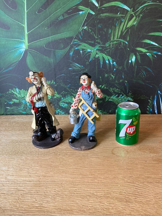 Lebber vintage® - Clown figurine - doctor - cleaner