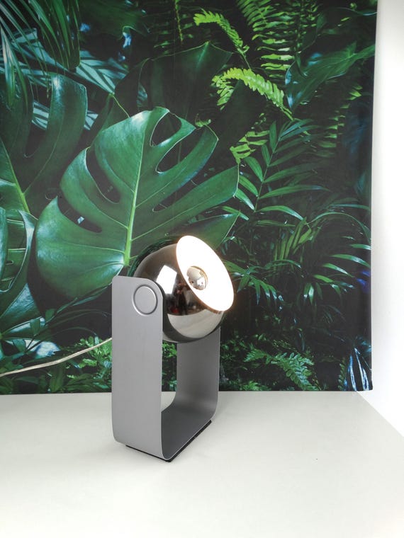 Lebber vintage® - Vintage chrome table lamp eyeball, space age, 1990s