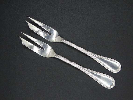 Lebber vintage® - Christoffle Rubans forks, Christoffle with bow tie.