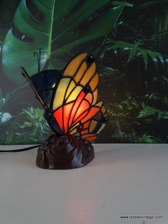 Lebber vintage® - Tiffany style - butterfly lamp - table lamp - butterfly lamp