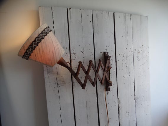Lebber vintage® - Vintage Danish scissor lamp, mid century, wall lamp.