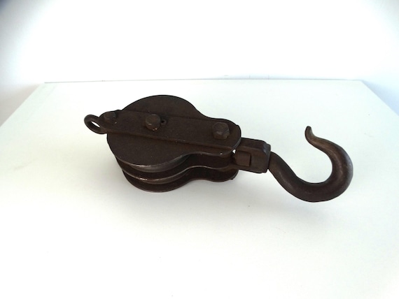 Lebber vintage® - Vintage Industrial pulley, 4.5 kg.