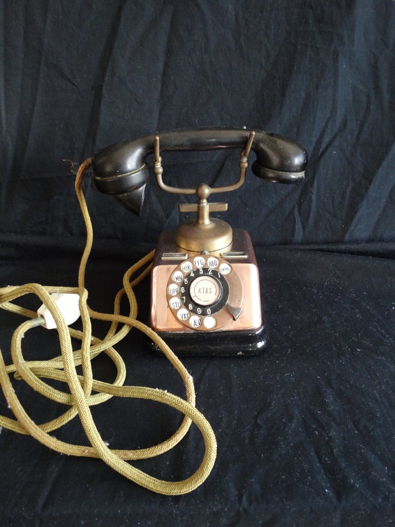 Lebber vintage® - Old Copper KTAS D30 Telephone Telefon Fabrik Automatic Copenhagen